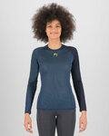 KARPOS Langarm Fahrrad-Shirt - DINAMICO OCTA W - Blau