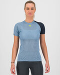 KARPOS Kurzarm Fahrrad-Shirt - DINAMICO OCTA W - Blau
