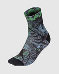 KARPOS Klassische Fahrradsocken - GREEN FIRE - mehrfarbig/Grau