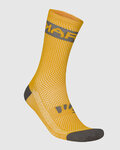 KARPOS Klassische Fahrradsocken - LOGO - Gelb