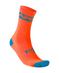 KARPOS Klassische Fahrradsocken - LOGO - Orange