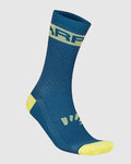 KARPOS Klassische Fahrradsocken - LOGO - Blau/Gelb