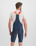 SPORTFUL Kurze Fahrradhose mit Trägern - PETER SAGAN BODYFIT CLASSIC - Blau