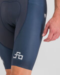 SPORTFUL Kurze Fahrradhose mit Trägern - PETER SAGAN BODYFIT CLASSIC - Blau