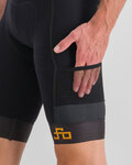 SPORTFUL Kurze Fahrradhose mit Trägern - PETER SAGAN SUPERGIARA - Schwarz