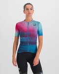 SPORTFUL Kurzarm Fahrradtrikot - PETER SAGAN SUPERGIARA - Blau/Rosa