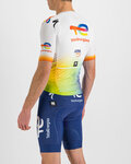SPORTFUL Kurzarm Fahrradtrikot - TOTAL ENERGIES BOMBER - Weiß/mehrfarbig