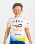 SPORTFUL Kurzarm Fahrradtrikot - TOTAL ENERGIES KIDS - Weiß/mehrfarbig