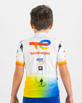 SPORTFUL Kurzarm Fahrradtrikot - TOTAL ENERGIES KIDS - Weiß/mehrfarbig