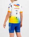 SPORTFUL Kurzarm Fahrradtrikot - TOTAL ENERGIES KIDS - Weiß/mehrfarbig