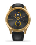 GARMIN Smartwatch - VIVOMOVE LUXE 24K GOLD - Schwarz/Gold