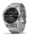 GARMIN Smartwatch - VIVOMOVE LUXE - Silber