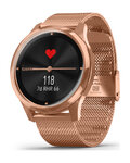 GARMIN Smartwatch - VIVOMOVE LUXE 18K ROSE GOLD - Rosa/Gold