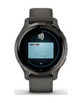 GARMIN Smartwatch - VENU 2S - Anthrazit