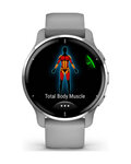 GARMIN Smartwatch - VENU 2 PLUS - Grau/Silber