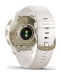 GARMIN Smartwatch - VENU 2 PLUS - Elfenbein/Gold