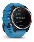GARMIN Smartwatch - QUATIX 7 - Blau