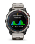 GARMIN Smartwatch - QUATIX 7X - Silber