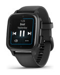 GARMIN Smartwatch - VENU SQ 2 MUSIC - Schwarz