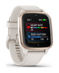 GARMIN Smartwatch - VENU SQ 2 MUSIC - Elfenbein