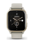 GARMIN Smartwatch - VENU SQ 2 MUSIC - Grau/Gold