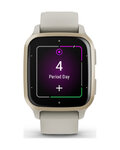 GARMIN Smartwatch - VENU SQ 2 MUSIC - Grau/Gold