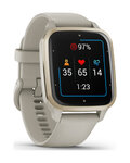 GARMIN Smartwatch - VENU SQ 2 MUSIC - Grau/Gold
