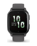 GARMIN Smartwatch - VENU SQ 2 MUSIC - Grau