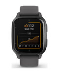 GARMIN Smartwatch - VENU SQ 2 MUSIC - Grau