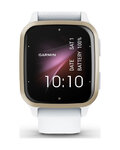 GARMIN Smartwatch - VENU SQ 2 MUSIC - Gold/Weiß