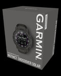 GARMIN Smartwatch - INSTINCT CROSSOVER SOLAR - Anthrazit