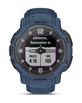 GARMIN Smartwatch - INSTINCT CROSSOVER SOLAR - Blau