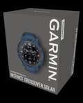 GARMIN Smartwatch - INSTINCT CROSSOVER SOLAR - Blau