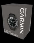 GARMIN Smartwatch - INSTINCT CROSSOVER - Schwarz