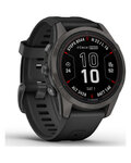GARMIN Smartwatch - FENIX 7S PRO SAPPHIRE SOLAR - Schwarz