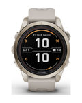 GARMIN Smartwatch - FENIX 7S PRO SAPPHIRE SOLAR - Grau