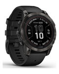 GARMIN Smartwatch - FENIX 7 PRO SAPPHIRE SOLA - Schwarz