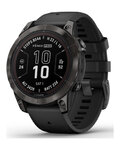 GARMIN Smartwatch - FENIX 7 PRO SAPPHIRE SOLA - Schwarz