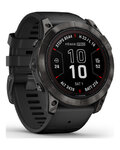 GARMIN Smartwatch - FENIX 7X PRO SAPPHIRE SOLAR - Schwarz