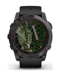 GARMIN Smartwatch - FENIX 7X PRO SAPPHIRE SOLAR - Schwarz