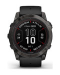 GARMIN Smartwatch - FENIX 7X PRO SAPPHIRE SOLAR - Schwarz