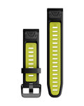 GARMIN Riemen - QUICKFIT 20 - Schwarz/Gelb
