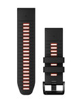 GARMIN Riemen - QUICKFIT 26 - Schwarz/Rot