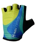 HAVEN Fingerlose Fahrradhandschuhe - LYCRATECH - Blau/Grün