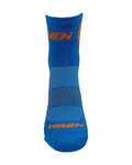 HAVEN Klassische Fahrradsocken - LITE SILVER NEO 2PAK - Blau/Orange