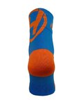 HAVEN Klassische Fahrradsocken - LITE SILVER NEO 2PAK - Blau/Orange
