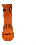 HAVEN Klassische Fahrradsocken - LITE SILVER NEO 2PAK - Orange/Schwarz