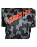 HAVEN Kurzarm Fahrradtrikot - CUBES NEO SHORT - Schwarz/Rot