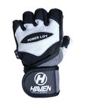 HAVEN Fingerlose Fahrradhandschuhe - POWER LIFT - Schwarz