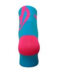 HAVEN Klassische Fahrradsocken - LITE SILVER NEO 2PAK - Blau/Rosa